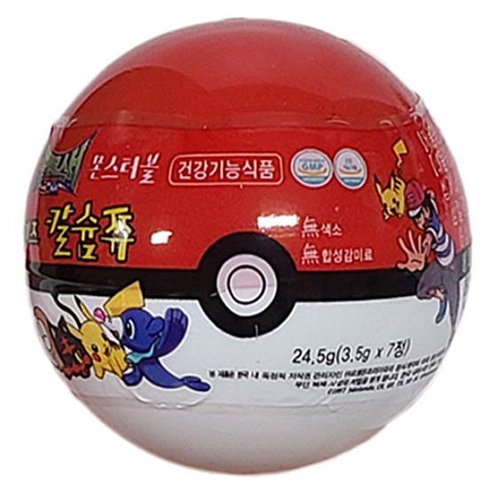 포켓몬스터 키즈칼슘쮸 7정 (10개)
