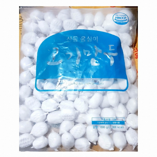 산동 옹심이 고기만두 1kg