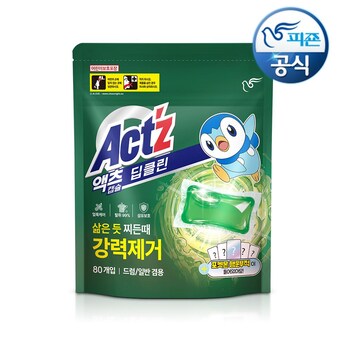 액츠 딥클린 캡슐세제 80개입