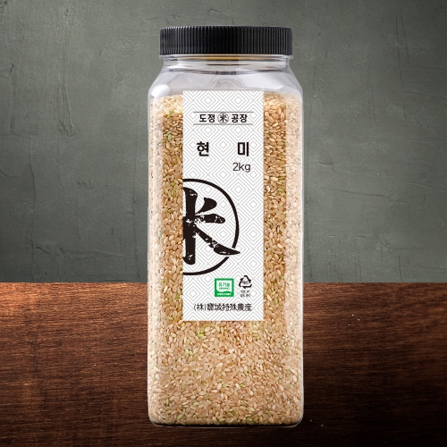 유기농 현미 2kg 1개