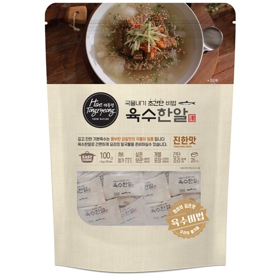 빅마마씨푸드 해통령 육수한알 진한맛 100g(4gx25입)