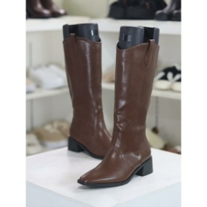 11772245- 세이브존03웨스턴스타일6.0cm청키힐롱부츠 BY 23S10922BI3W