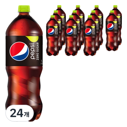 롯데칠성음료 펩시콜라 제로슈거 라임향 1.5L (24개)_이미지