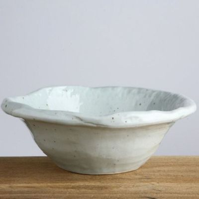 이진 판주물럭 흑유 화채볼 27cm_이미지