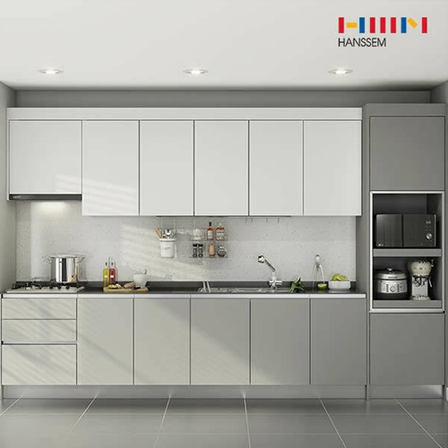 한샘 인생키친 슬림 ㅡ자 키큰장 (~4.1m)_이미지