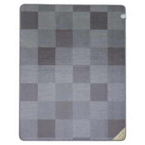 한일의료기 황토 참숯 온돌마루 큐브 패턴 탄소카페트매트 (5인용, 300x183cm)_이미지
