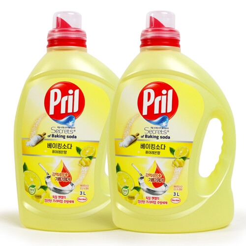 베이킹소다 주방세제 퓨어레몬 3L