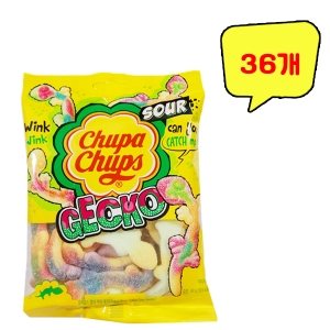 츄파춥스 젤리 사워게코 90g 36개