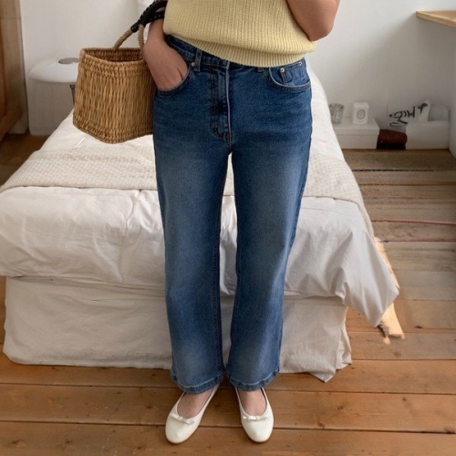 아이우먼 마리와이드히든밴딩팬츠 PNQ733M403 빅사이즈