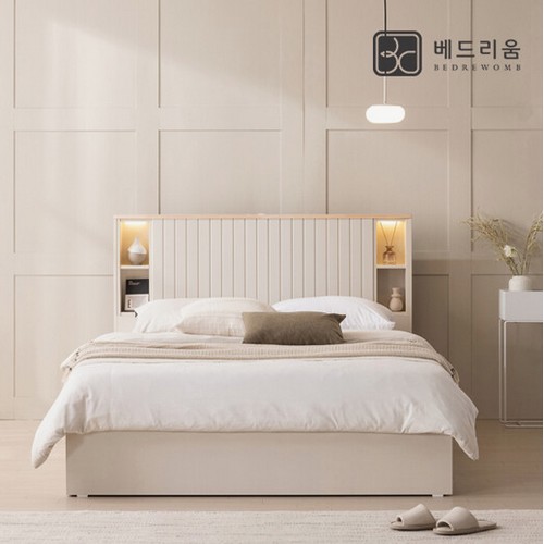 베드리움 브리드 원목 LED침대 SS (스위트에디션소프트독립)_이미지