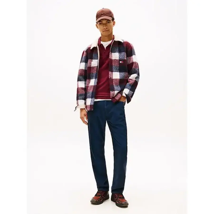 타미힐피거 라이언 슬림 코듀로이 치노 팬츠 다크 블루 DM0DM22242C1G