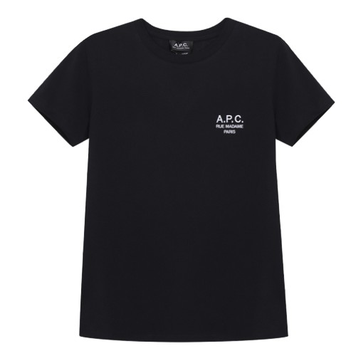 아페쎄 데니스 티셔츠 COEZC F26842 (LZZ, 블랙)_이미지