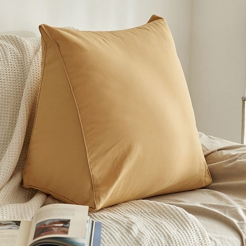 내츄럴 삼각 등쿠션 S