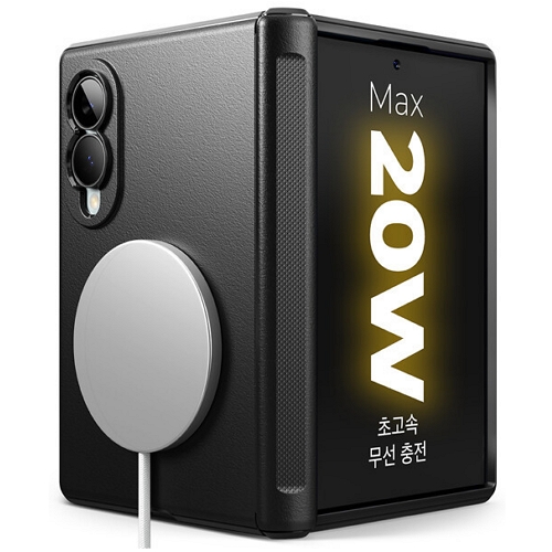 리어스 링케 갤럭시Z 폴드8 오닉스 플랩 마그네틱 케이스