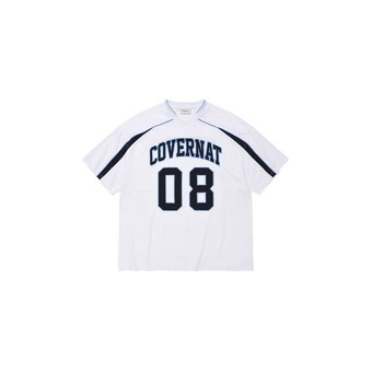 커버낫 COVERNAT 블록코어 메쉬 티셔츠 화이트 6365068 CO2602ST15W
