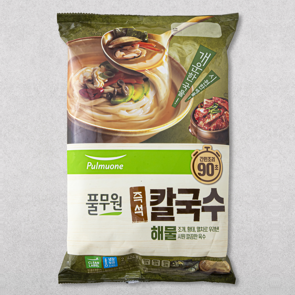 풀무원 즉석 해물 칼국수 424.8g (4개)_이미지