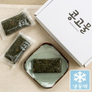 콩고물 콩고물떡 제주 해풍쑥 현미쑥인절미 1kg 100gX10개_이미지