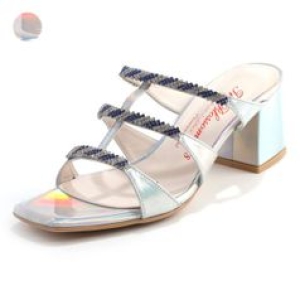  SAERA 세라구두 여성정장 뮬 S20M016 실버 6CM
