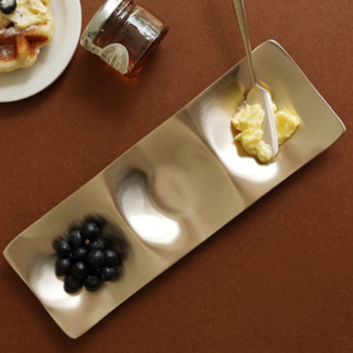 죽전도예 놋담 방짜유기 미니 삼절판