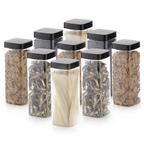  비프로젝트 냉장고 사각 보관용기 대 1.2L [9개]