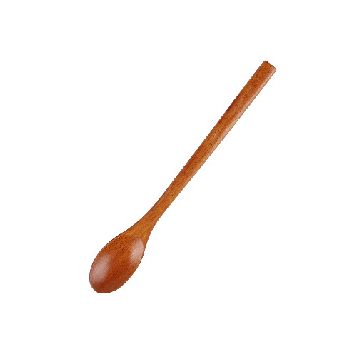 블룸엣홈 옻칠 나무 타원티스푼