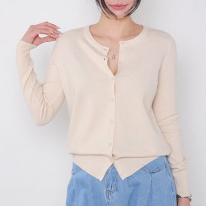 헤이올리 가격 인상전에 미리득템/베이직 라운드넥 가디건 NHK060