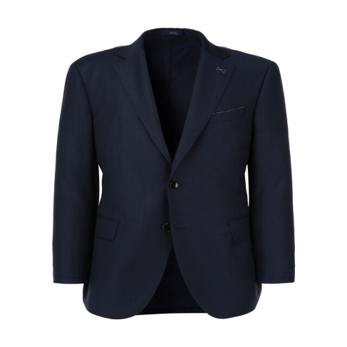 LF 마에스트로 ZEGNA 라이트네이비 울 체크 자켓 MASJ4C002N1