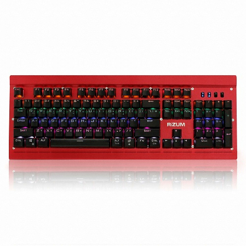 RIZUM G-FACTOR Z90 기계식 게이밍 키보드 (실버, 청축)_이미지