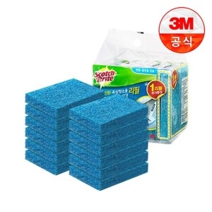 스카치브라이트 올인원 욕실청소용 크린스틱 리필 (12개)_이미지