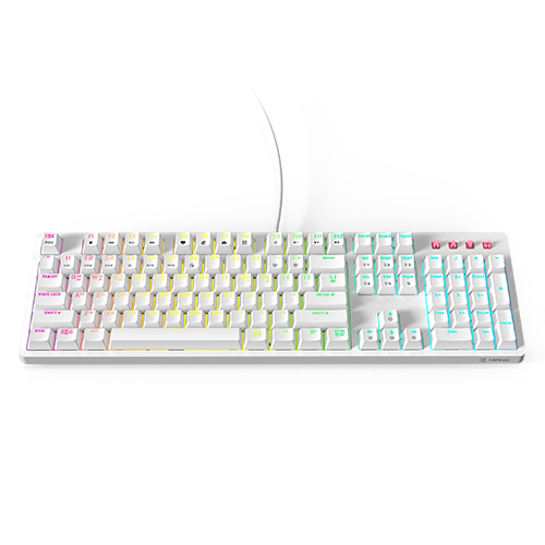 마이크로닉스 MANIC EX580L 게이밍 기계식 화이트 (갈축)_이미지