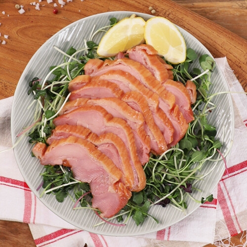 옐로우팜판매농업회사 토랑토랑 훈제 닭다리 바베큐 슬라이스 200g (소스포함)