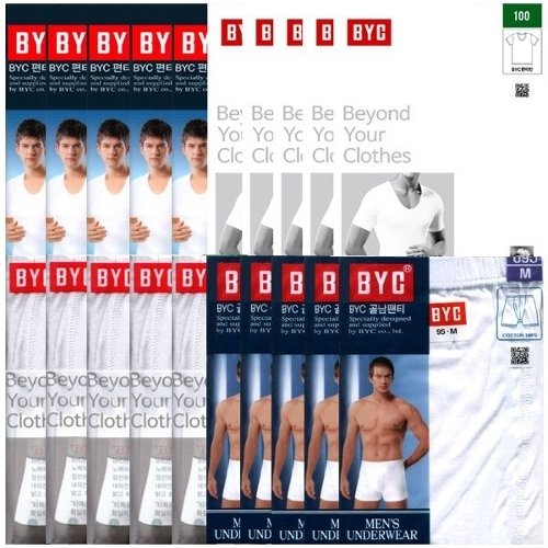 반팔 런닝과 사각 팬티 BYC1903/BYC2213