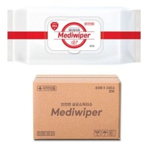 세이프 손소독티슈 캡형 80매