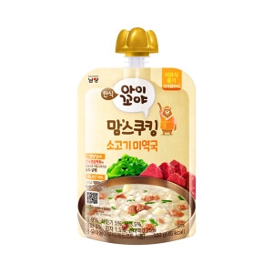 남양유업 맘스쿠킹 소고기 미역국 100g (1개)
