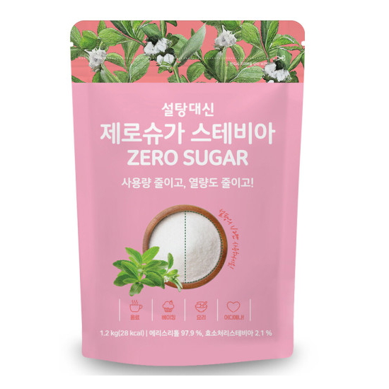 알티스트 설탕대신 제로슈가 스테비아 1.2kg (5개)_이미지