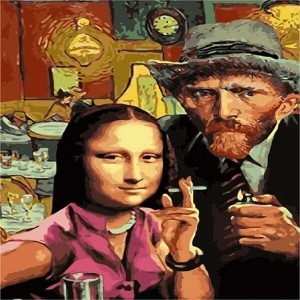 피포페인팅 DIY 명화그림그리기 PIPO-30 비너스와 고흐_이미지