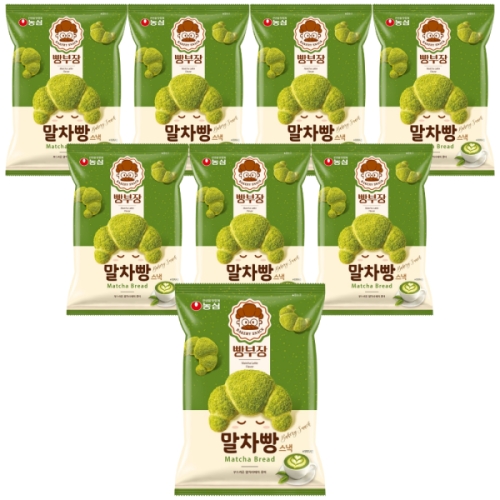 농심 빵부장 말차빵 55g (8개)_이미지