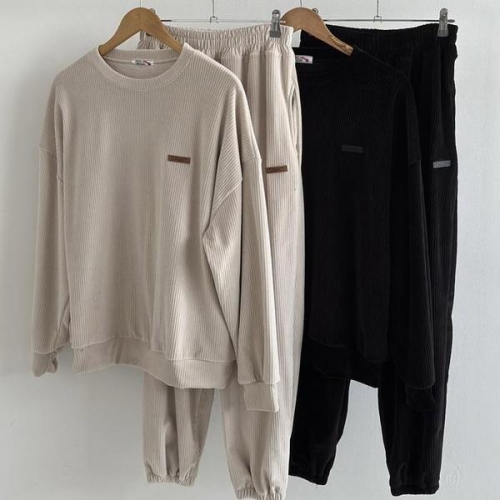 나야홍 브리치 / 빅사이즈투피스 V692L511 기모골지코듀로이세트 PO 3132514