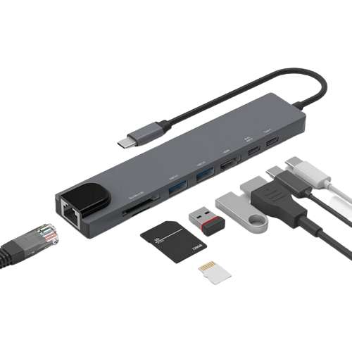 해브잇올 morac 프로토 C8HUB (8포트/USB 3.0 Type C)