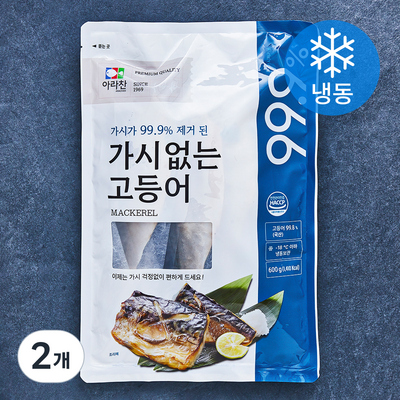 아라찬 가시없는 고등어 냉동 600g (2개)
