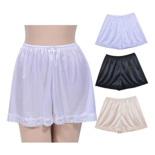 사틴 RGN36S04 실크 부드러운 레이스 속바지 슬립 사계절_이미지