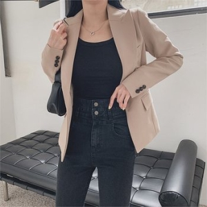[불명] 몬말리 심플 슬림 원 버튼 자켓 11011 7612462_이미지