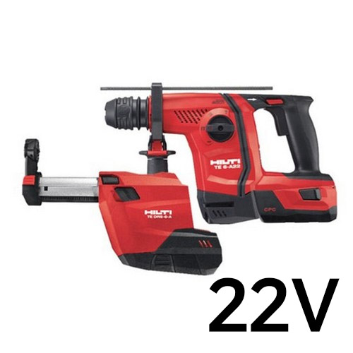 힐티 TE 6-A22+DRS-6A 로터리 집진세트 (5.2Ah, 배터리 2개)_이미지