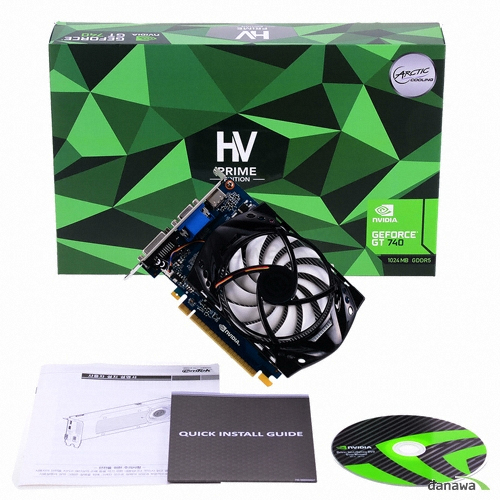 이엠텍 HV 지포스 GT740 Prime Edition D5 1GB ARCTIC_이미지