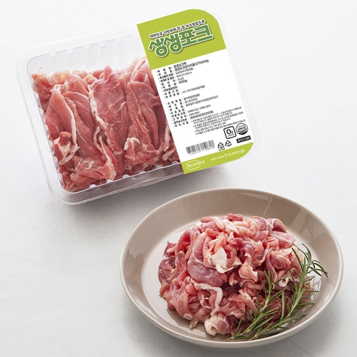 생생포크 한돈 앞다리살 불고기용 냉장 1kg (1개)