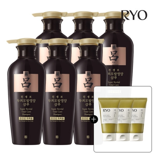 아모레퍼시픽 려 진생보 두피모발영양 컨디셔너 400ml (6개)