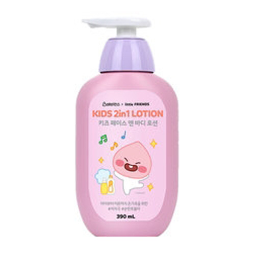 베비언스 카카오 키즈 2in1 페이스 앤 바디 로션(어피치) 390ml