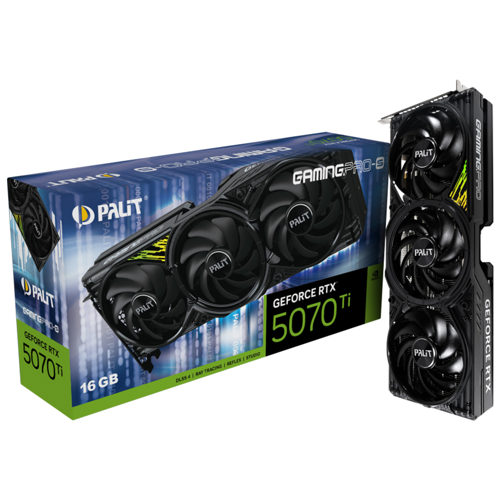 PALIT 지포스 RTX 5070 Ti GAMINGPRO-S D7 16GB 이엠텍이미지입니다. 누르면 해당 게시물로 새창이동합니다.