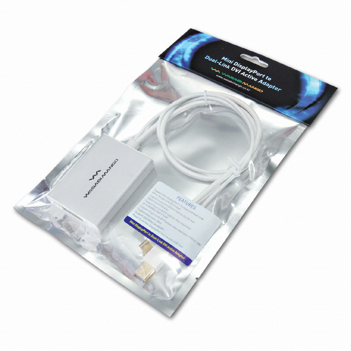 �ͻ����� Mini DisplayPort to Dual-Link DVI ��ȯ ���̺�