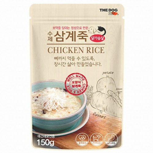 한국사료 더독 수제 삼계죽 150g (3개)